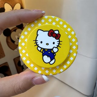 高版泡泡骚手机磁吸支架平面印花kt猫系列三丽鸥气囊啪嗒库洛米爆