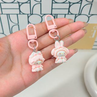 산리오 마이멜로디 양 휴대폰 스트랩 키링 귀여운 가방 장식 캐릭터 액세서