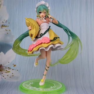 하츠네 미쿠 PVC 애니메이션 피규어 12~20cm 장발 신데렐라 잠자는 숲속의 미