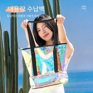 pvc 라듐 노트북 수납 가방 현채 방수 세면 가방 해변 휴가 비치 가방 수영