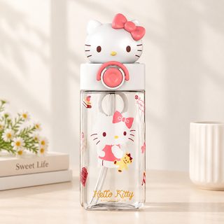 캐릭터 빨대 물병 500ml 휴대용 학생 물통