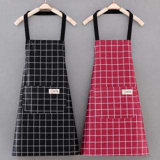 앞치마 공장 성인 가정용 패션 주방 민소매 방수 기름때 방지 도매 작업복 광고 현대 심플