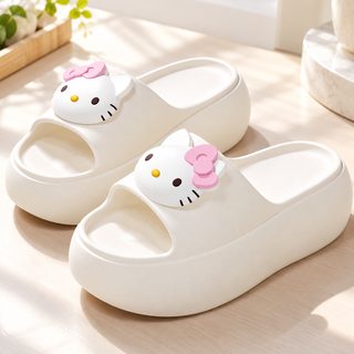 EVA 소프트 베이스 컴포트 정품 삼려구 실내 슬리퍼 소녀 심케이티 고양이