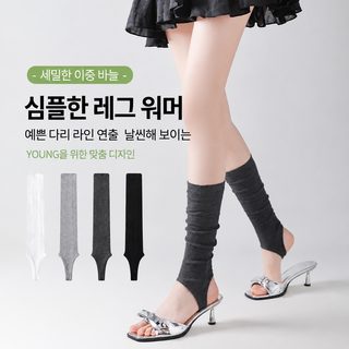여성 대나무섬유 종아리 양말 봄여름 항균 통기성 땀흡수 발고리형 하이삭
