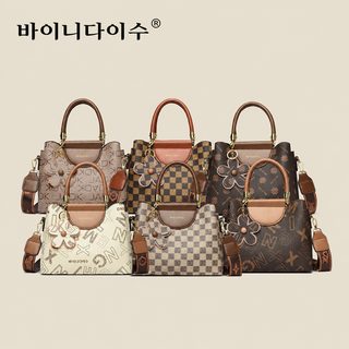 크로스보더 유럽과 미국 복고 가방녀 2025 여름 신상 기질 양기 유행 대용량