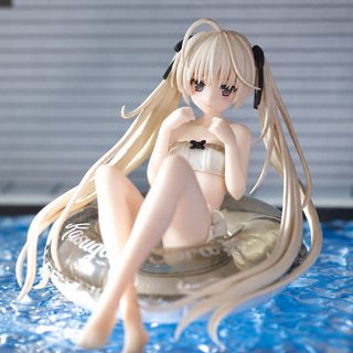 별의 골짜기 수영 튜브 돔 여동생 피규어 10cm PVC 수영복 미소녀 장식 모형