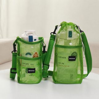 야외 물병 보온컵 크로스백 커버 등산 산책용 보온병 보호 가방