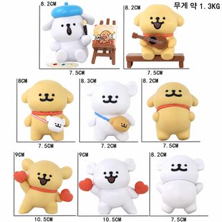 블라인드 박스 핸드메이드 크면 좋은 강아지 속이 꽉 찬 pvc 라인 강아지 붐