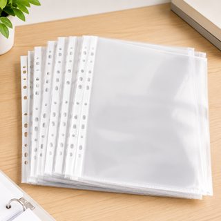 A4 11공 투명 클리어파일 속지 2공 4공 바인더 호환 문서 보관 포켓