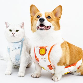 코키 전용 배보호복 강아지 배주머니 집에서 찬 옷 고양이 배보호핥기 보호