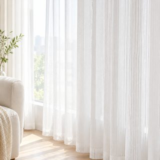 세로 스트라이프 자카드 속커튼 원단 280cm 폭 미터 단위