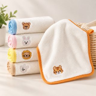 도매 아기 가정용 얼굴 닦는 수건 신생아 세수 초유 작은 네모난 수건 손수