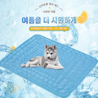 반려동물 냉감 쿨매트 여름용 강아지 고양이 방석 소파패드 통기성 미끄럼