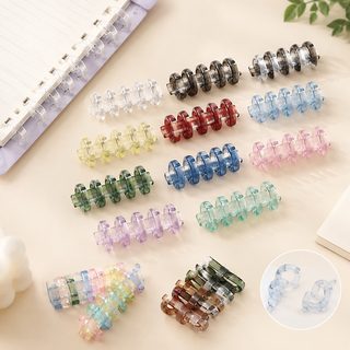 5공 바인더 링 투명 DIY 분리형 제본 링 13mm 리필 속지용