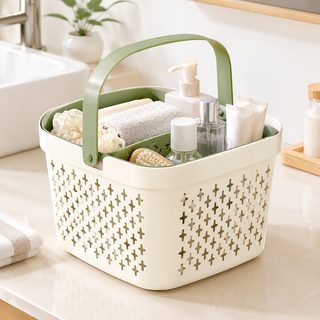 휴대용 목욕 바구니 목욕 광주리 세면용품 한국적 스타일 귀여운 목욕 목욕