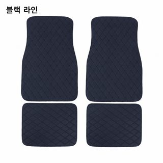 자동차 방수 가죽 바닥매트 차량용 풋매트 우핸들 공용 5종 세트