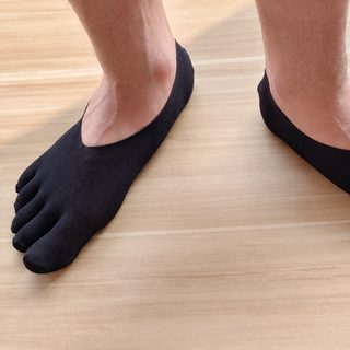 남성 오발가락 양말 봄여름용 통기성 무지 발뒤꿈치 미끄럼 방지 스니커즈