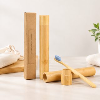 합성칫솔 대나무 통 성인 칫솔통 여행 휴대용 대나무 통 칫솔 공장 도매