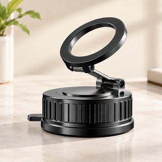차량용 진공흡착 자석 휴대폰 거치대 회전형 각도조절 내비게이션 거치대