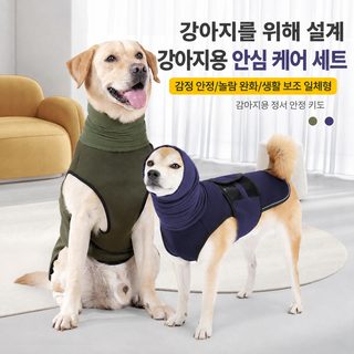 크로스보더 인기 강아지 안무복 천둥 방지 놀라움 방지 초조 재킷 강아지