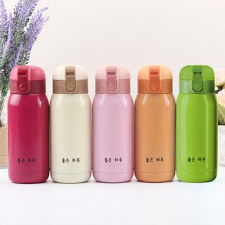 커플 미니 보온컵 304 스테인리스 휴대용 포켓 텀블러 200/360ml