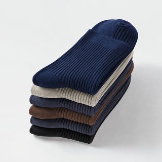 하이나 쌍바늘통 두꺼운 남자 양말 전면 보온 겨울 남자 양말 통풍이 잘 되