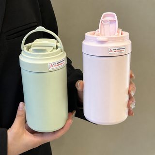 텀블러 여학생 ins 용모치 높은 어린이 겨울 ins 소규모 디자인 감각 커피잔 2
