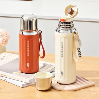 휴대용 스테인리스 보온병 530ml·630ml 차량용 대용량 보온 물병