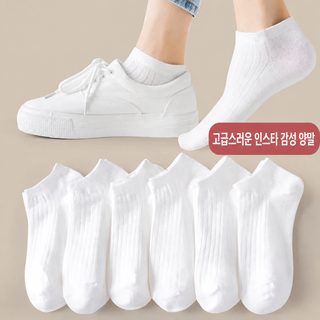 남녀공용 봄여름 발목양말 덧신 흡한 마찰방지 심플 캐주얼 패션 양말