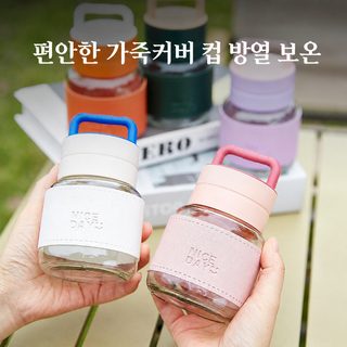 선물 왕홍 뚱뚱 컵 우유 흔들 컵 손잡이 유리 물컵 크로스보더 선물 컵 커피