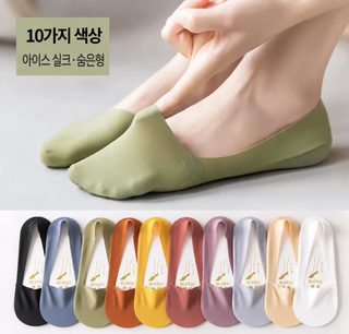 란펑링 여성 실리콘 논슬립 페이크삭스 봄여름 얇은 면바닥 덧신 양말