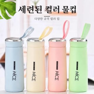 높은 용모치 휴대용 물컵 광고 선물 컵 인쇄 로고 맞춤형 도매업체 개업 선물