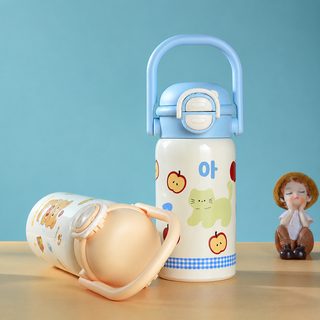 보온컵 여학생 겨울 높은 용모치 316 스테인리스강 컵 귀여운 고양이 신상