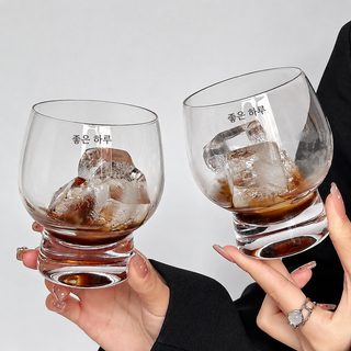 프랑스식 소중대배컵 디자인감 INS 주스컵 고급감 청량음료컵 맥주컵 특조 닭꼬리 술잔