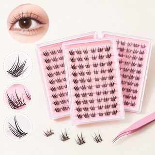 노글루 셀프 접착 부분 속눈썹 언더래쉬 10줄