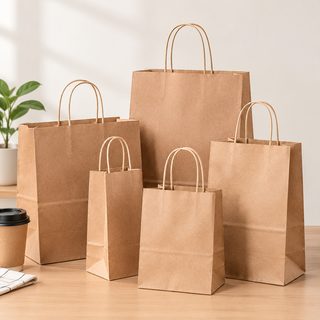 크라프트 종이 쇼핑백 맞춤 제작 카페 베이커리 테이크아웃 포장 크리스마