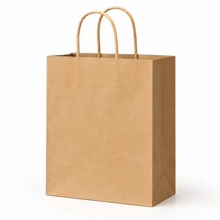 크라프트 종이 쇼핑백 손잡이 선물 포장 봉투 카페 음료 배달 베이킹 맞춤