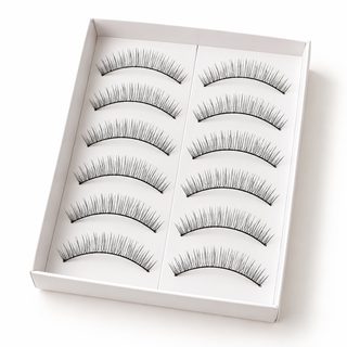자연스러운 인조 속눈썹 면사 밴드 10쌍 메이크업 촬영용